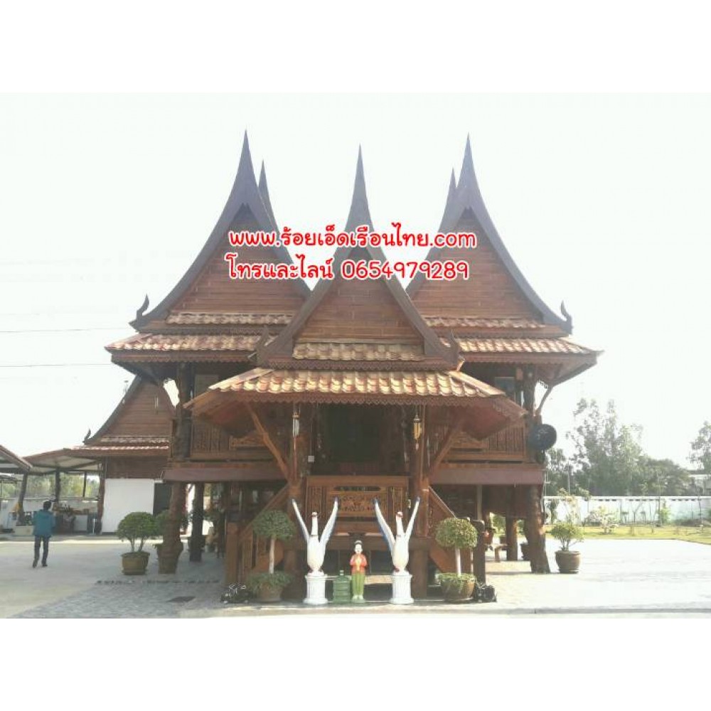 บ้านแฝดแบบที่21(บ้านทรงไทย)ขนาด8×12 บ้านแฝดแบบที่21(บ้านทรงไทย)ขนาด8×12